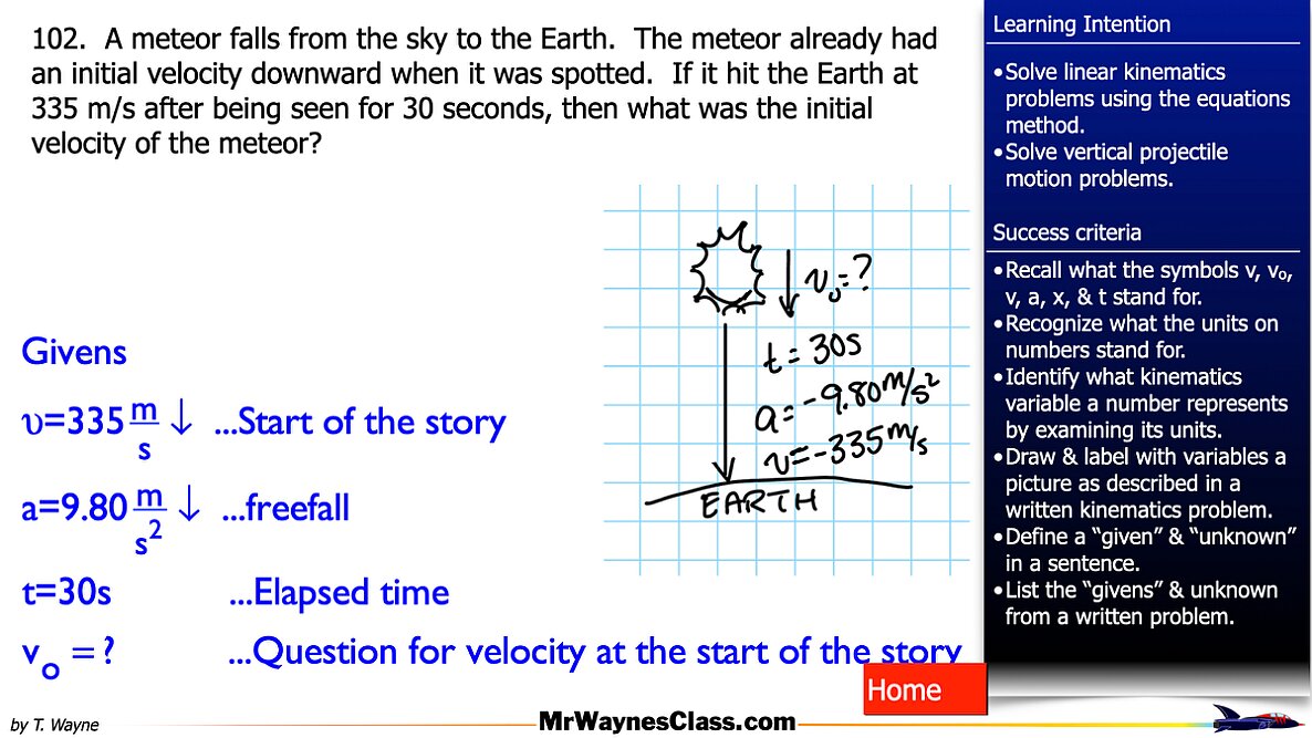 003 Kinematics Problem Solving w-vectors 2026.023