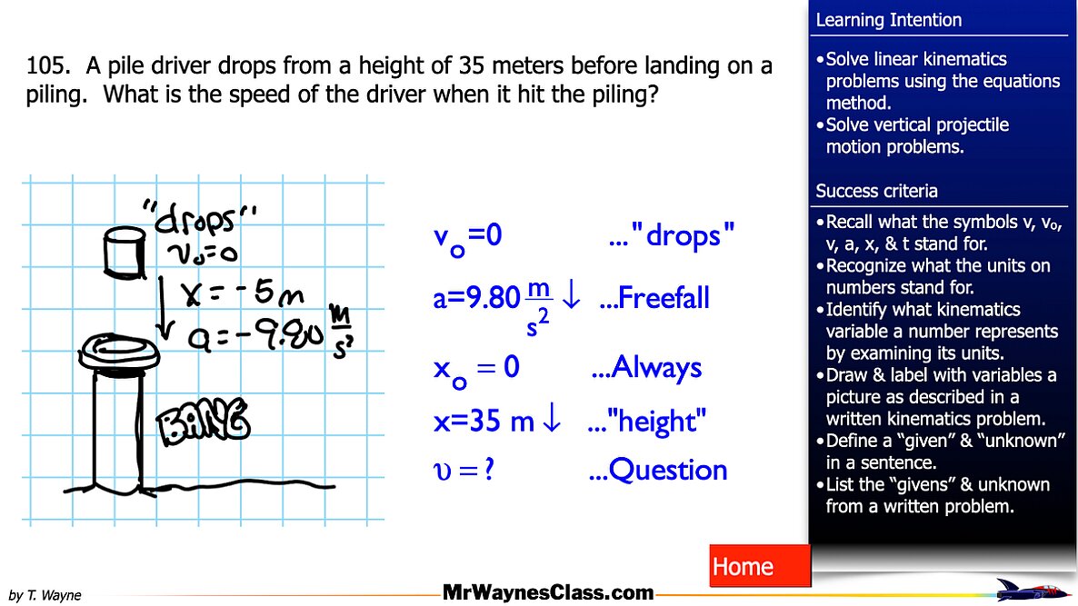 003 Kinematics Problem Solving w-vectors 2026.026