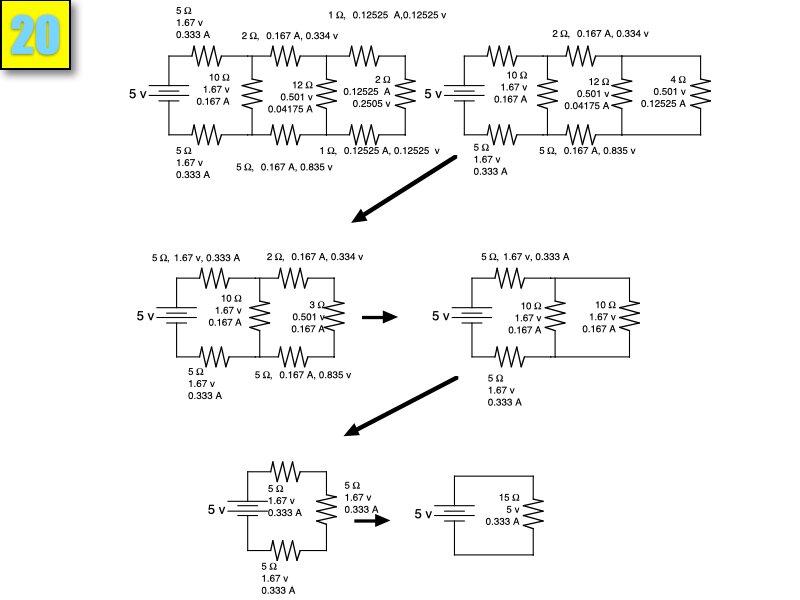Resistor Circuit Answers -No Kirchoff.020