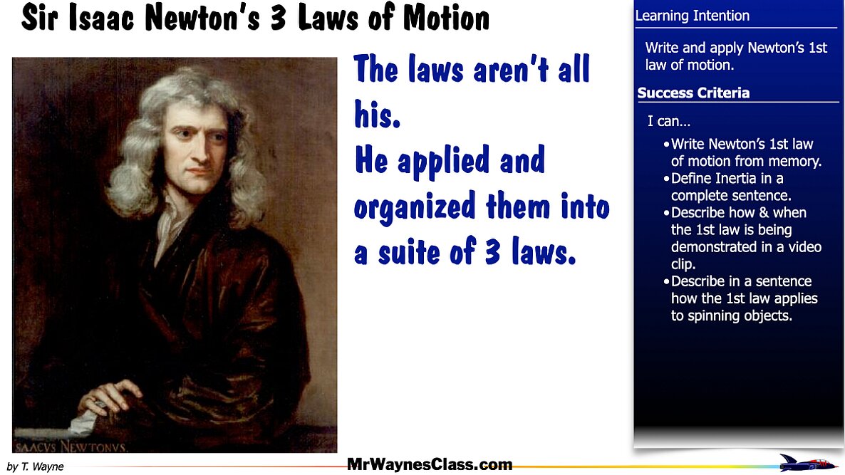 01 Newton's Laws 1st Law 2026.006