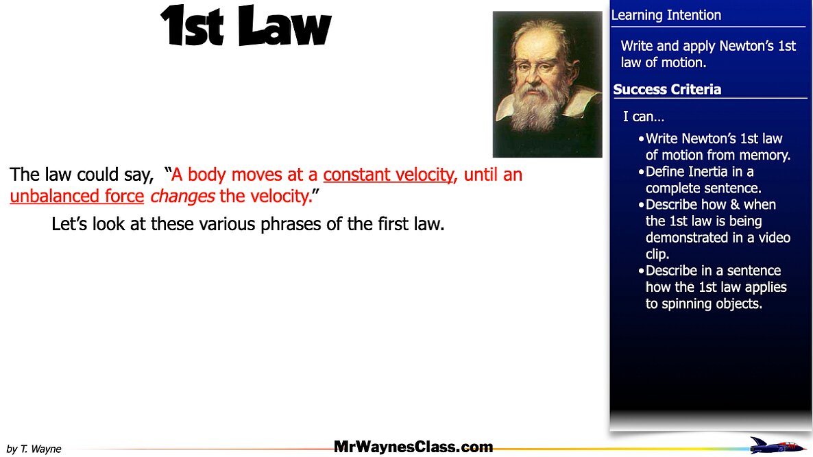 01 Newton's Laws 1st Law 2026.008