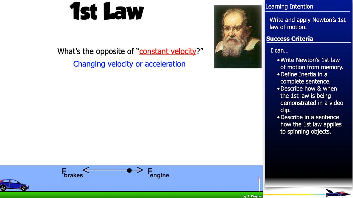 01 Newton's Laws 1st Law 2026.013
