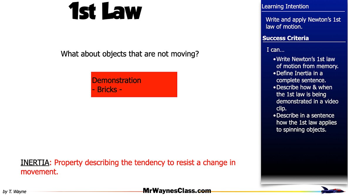 01 Newton's Laws 1st Law 2026.014
