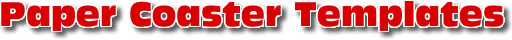 Paper CoasterTemplates