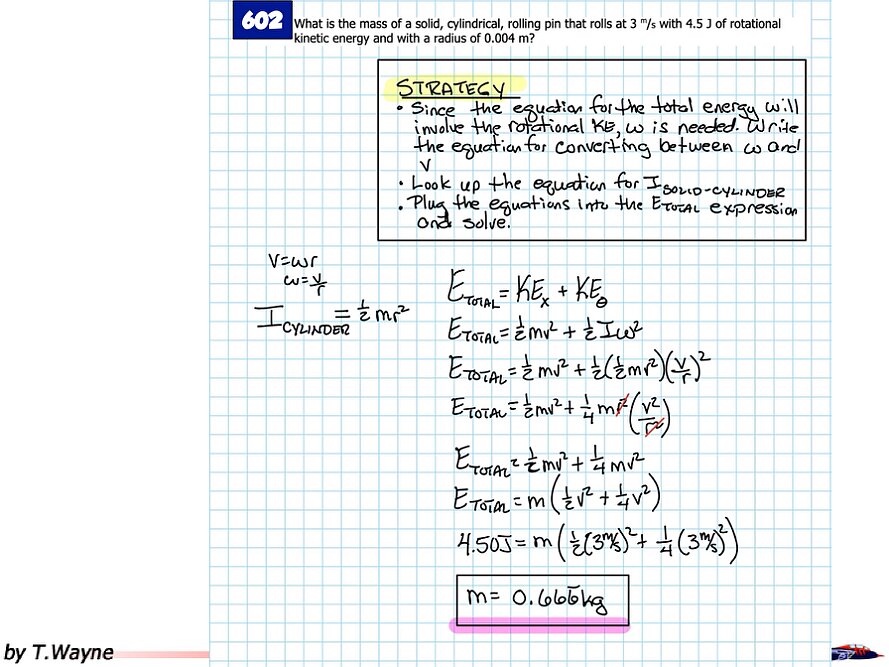 Rotational Energy and Momentum Answers.006