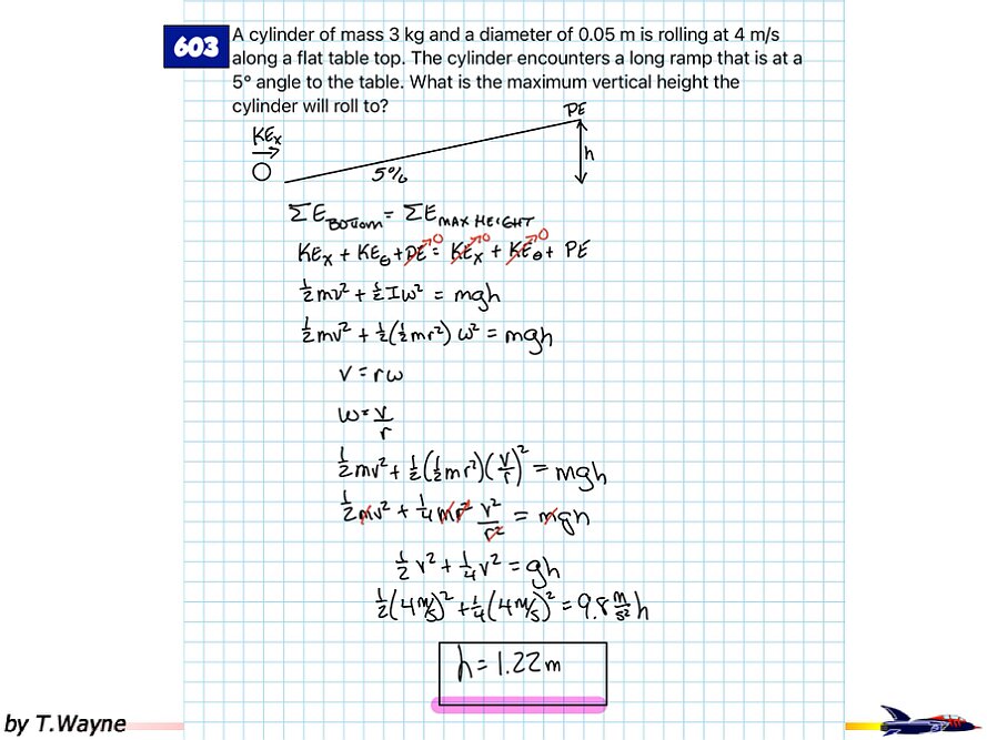 Rotational Energy and Momentum Answers.007