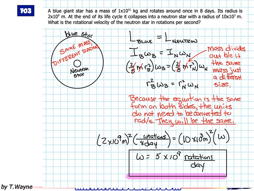 Rotational Energy and Momentum Answers.018