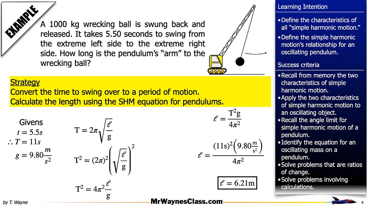 02 Simple Harmonic Motion -Pendulum.009