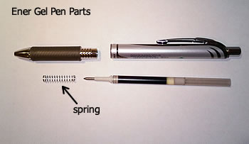 pen and spring