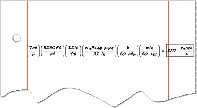 Notebook paper example