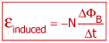 Faraday's Law Equation