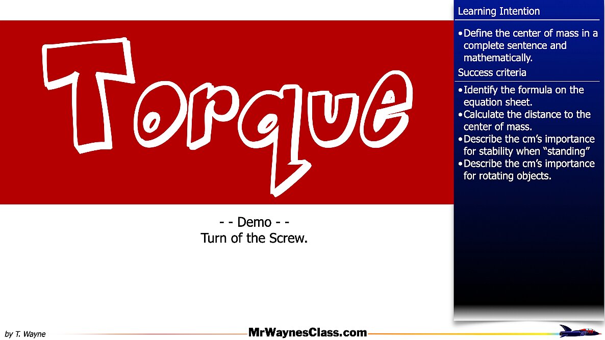 005 Torque for rotational motion.002