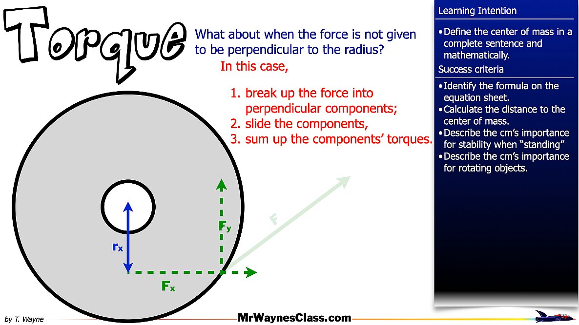 005 Torque for rotational motion.008
