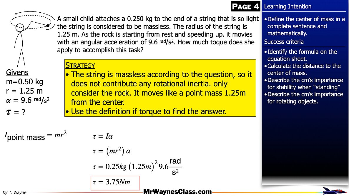 005 Torque for rotational motion.031
