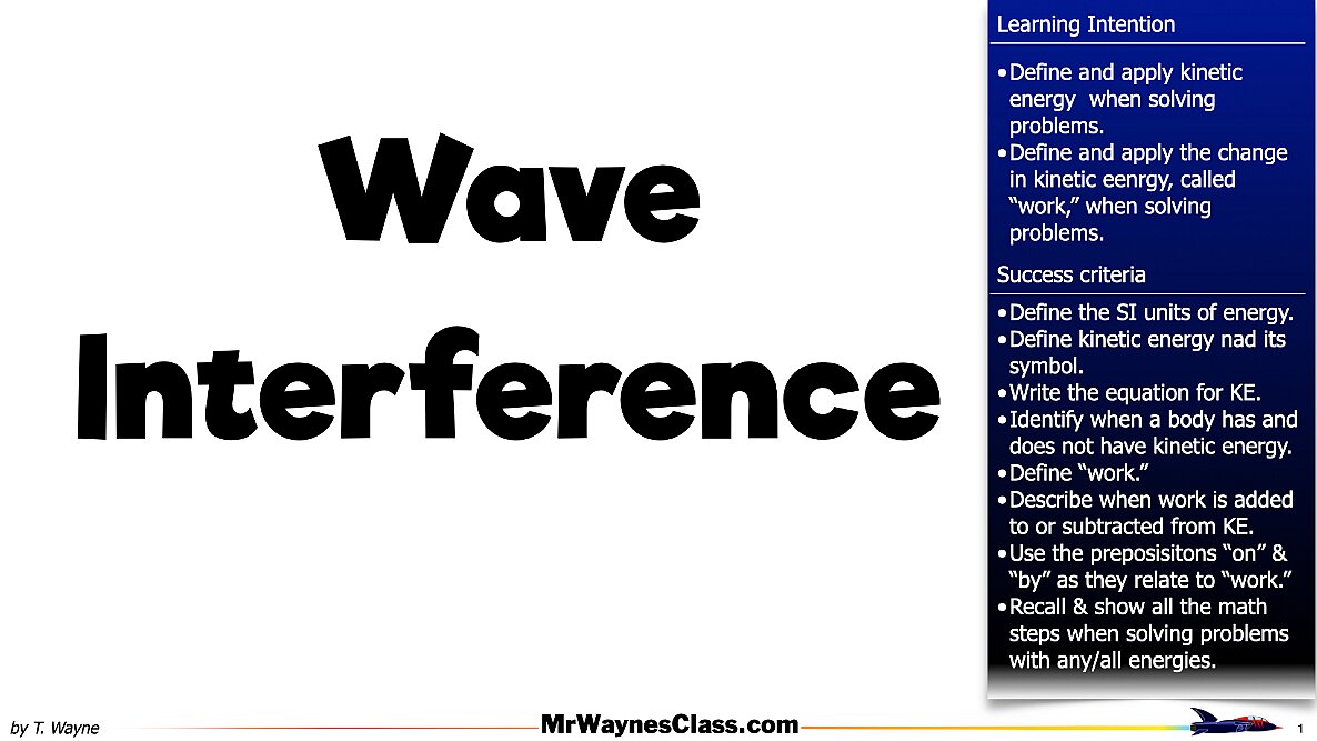 007 Wave - Interference Single Double Slit.001